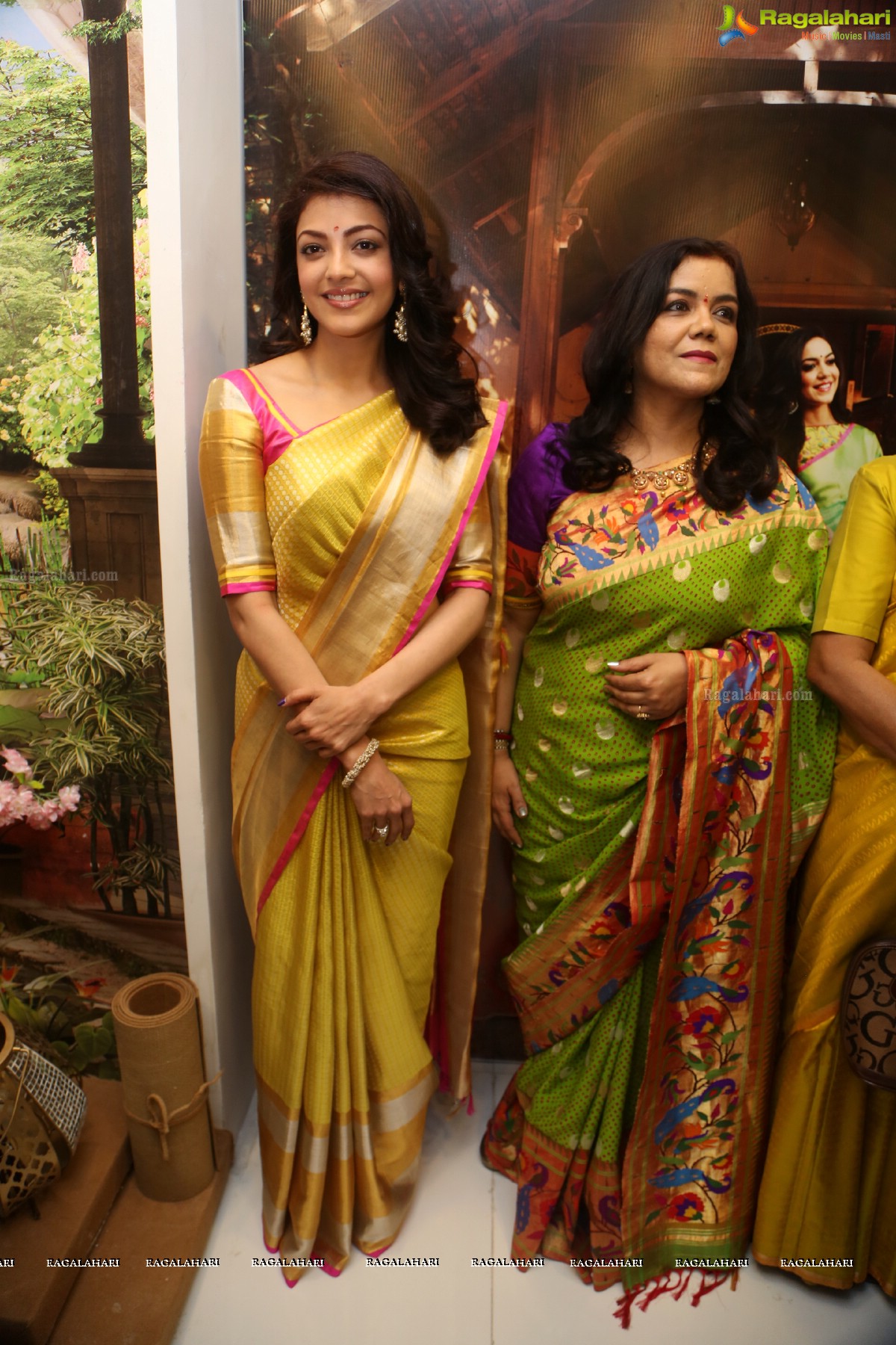 Kajal Aggarwal launches Trisha Designer Store at Banjara Hills, Hyderabad