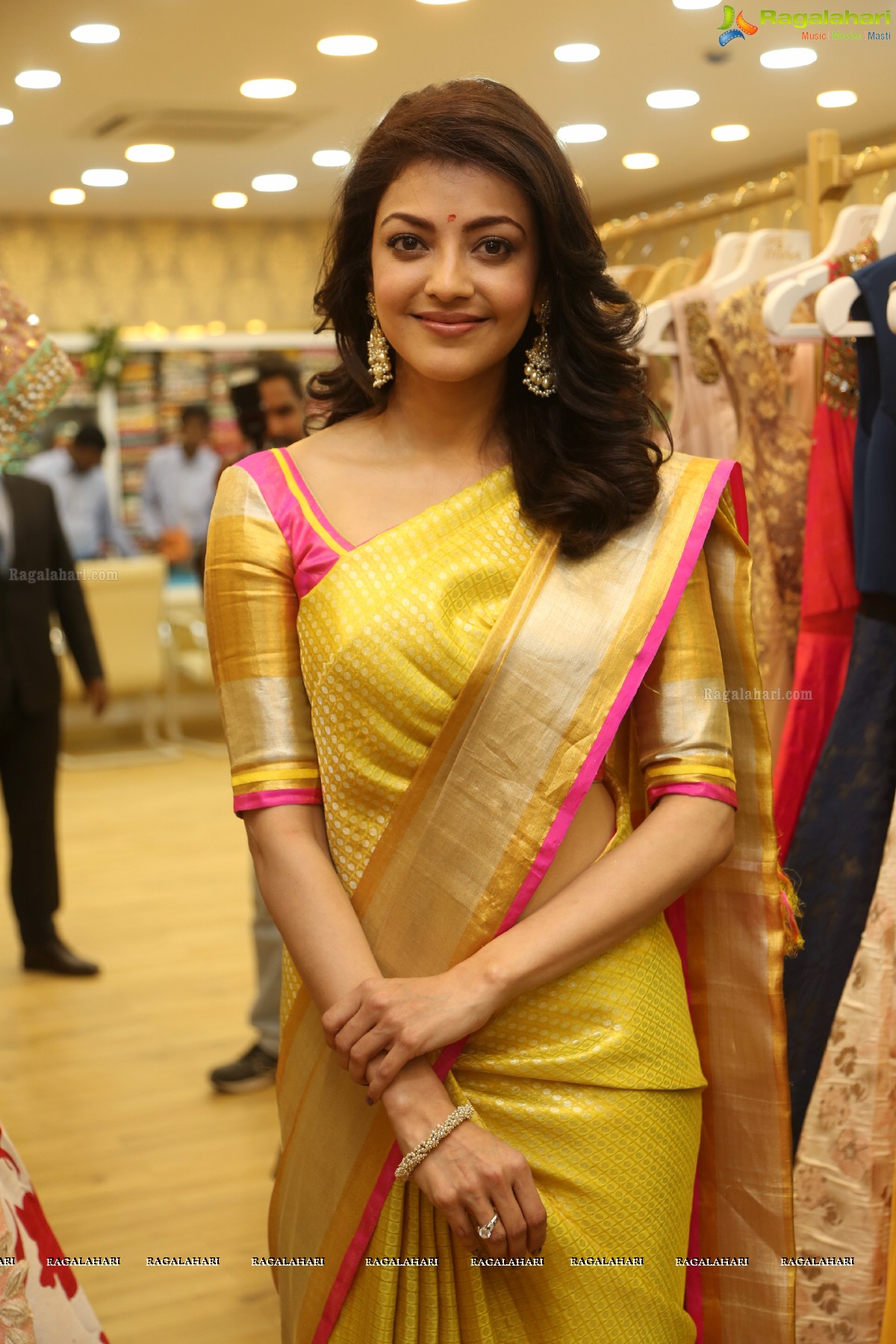 Kajal Aggarwal launches Trisha Designer Store at Banjara Hills, Hyderabad