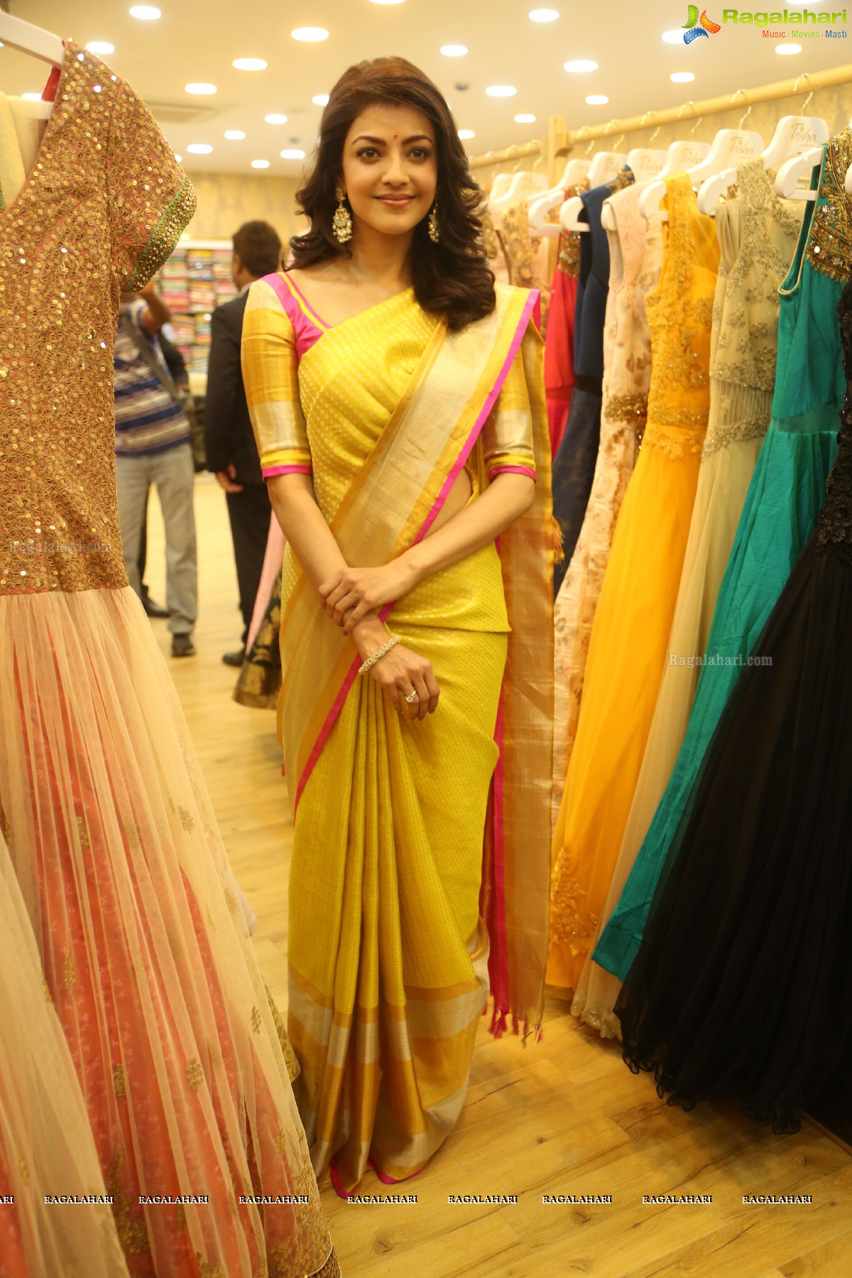 Kajal Aggarwal launches Trisha Designer Store at Banjara Hills, Hyderabad