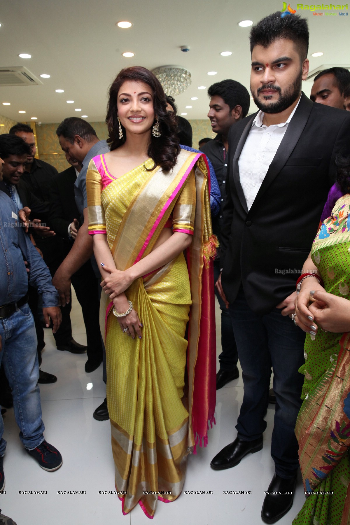 Kajal Aggarwal launches Trisha Designer Store at Banjara Hills, Hyderabad