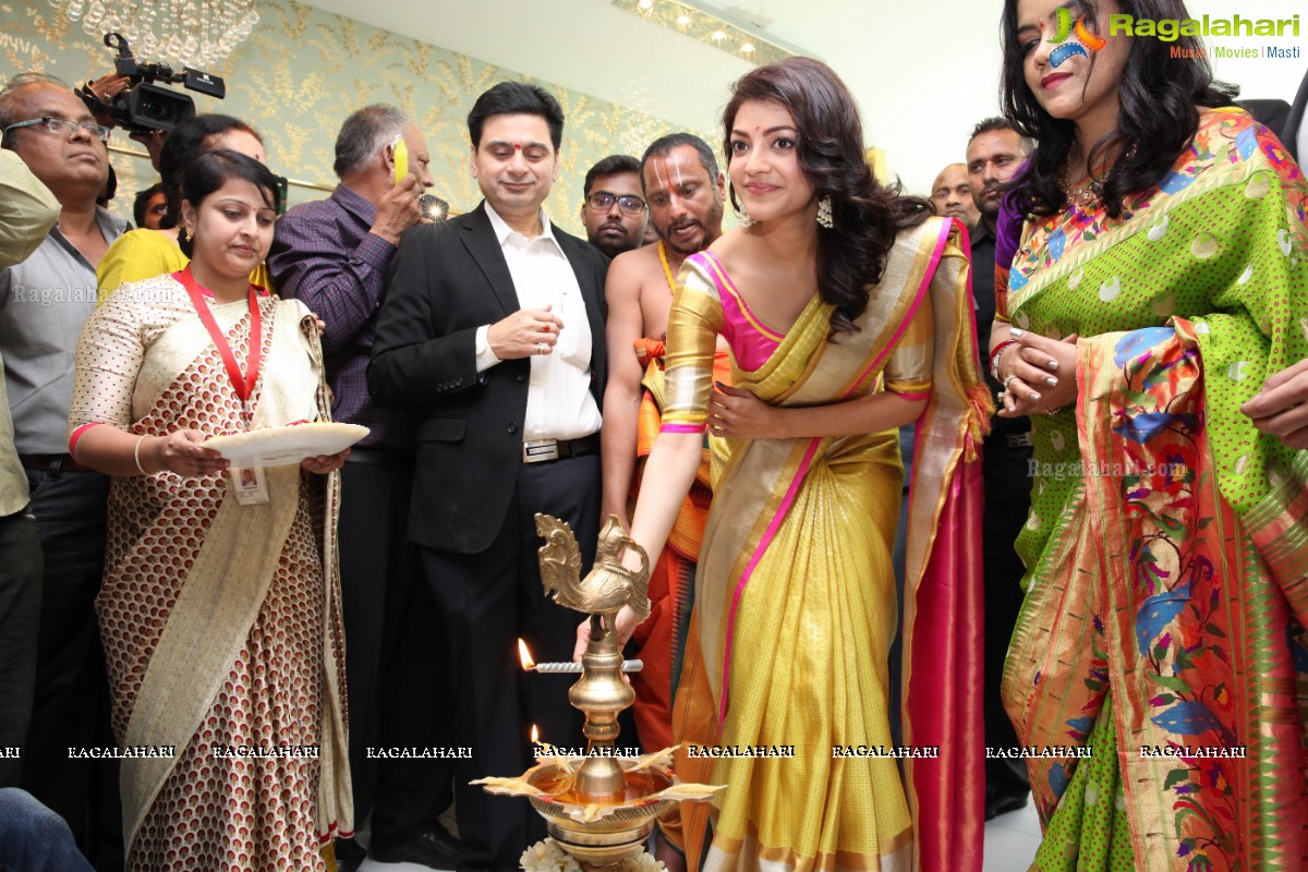 Kajal Aggarwal launches Trisha Designer Store at Banjara Hills, Hyderabad