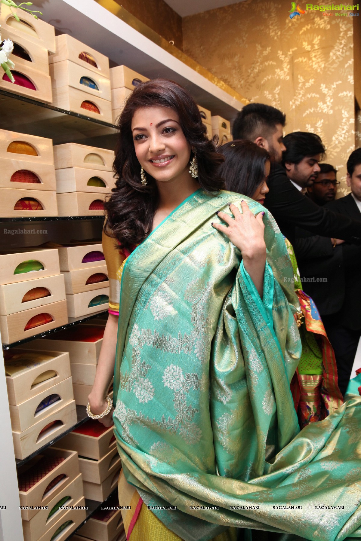 Kajal Aggarwal launches Trisha Designer Store at Banjara Hills, Hyderabad