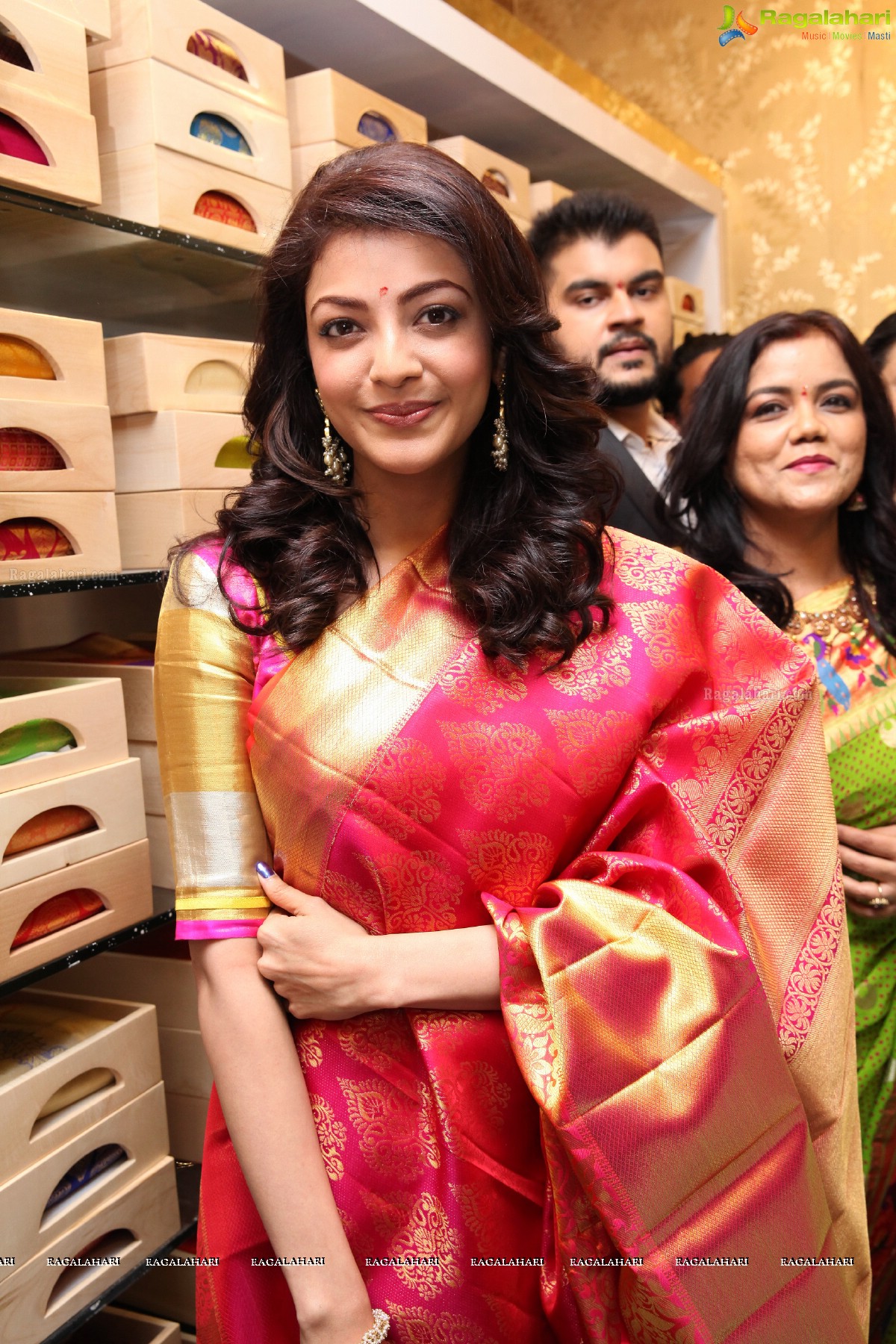 Kajal Aggarwal launches Trisha Designer Store at Banjara Hills, Hyderabad