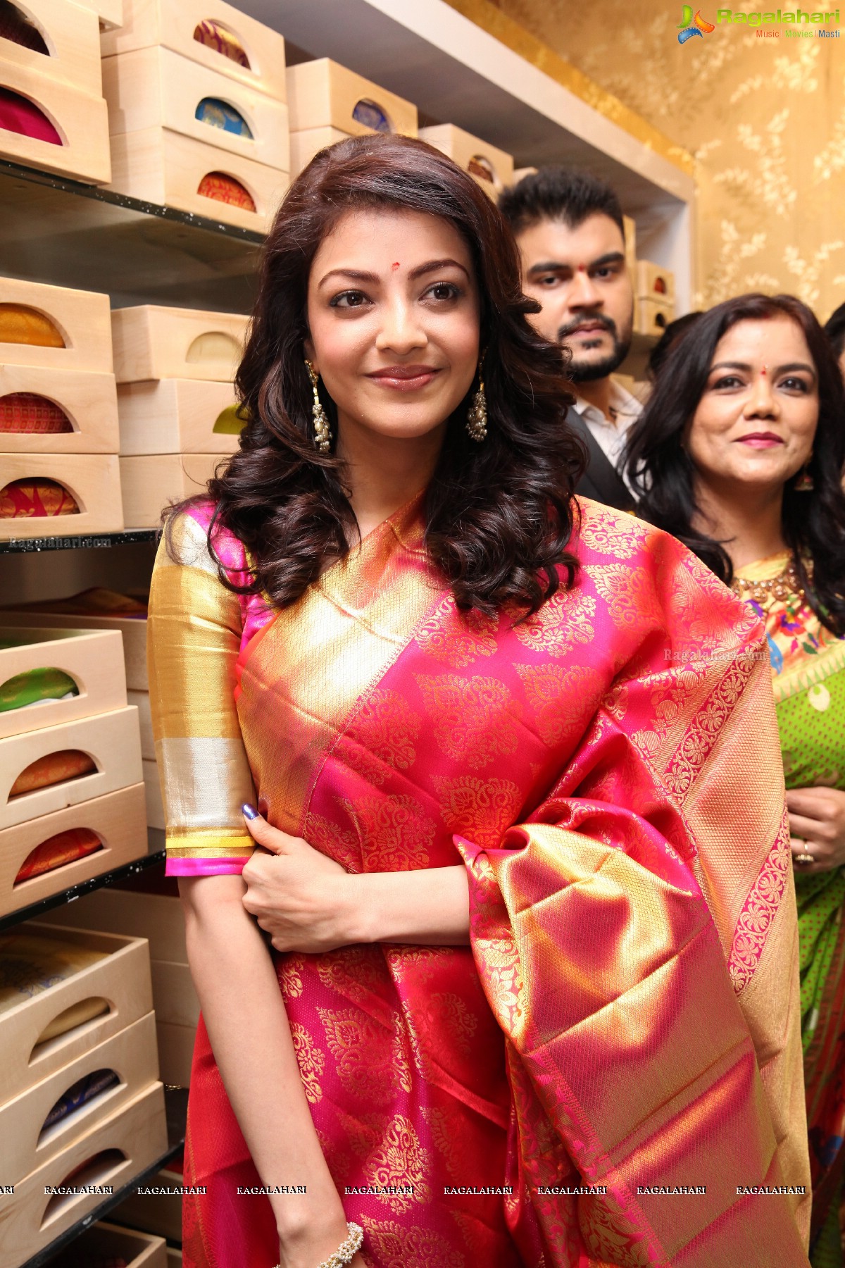 Kajal Aggarwal launches Trisha Designer Store at Banjara Hills, Hyderabad