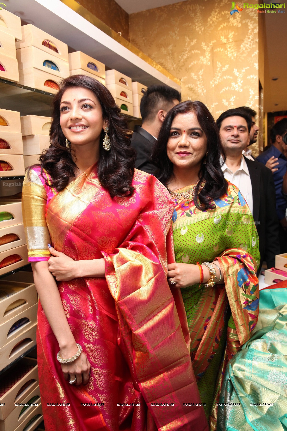 Kajal Aggarwal launches Trisha Designer Store at Banjara Hills, Hyderabad