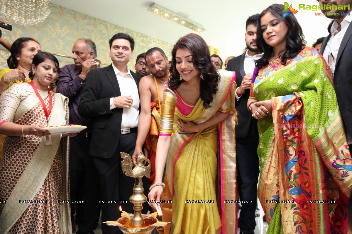 Kajal Aggarwal launches Trisha Designer Store at Banjara Hills, Hyderabad