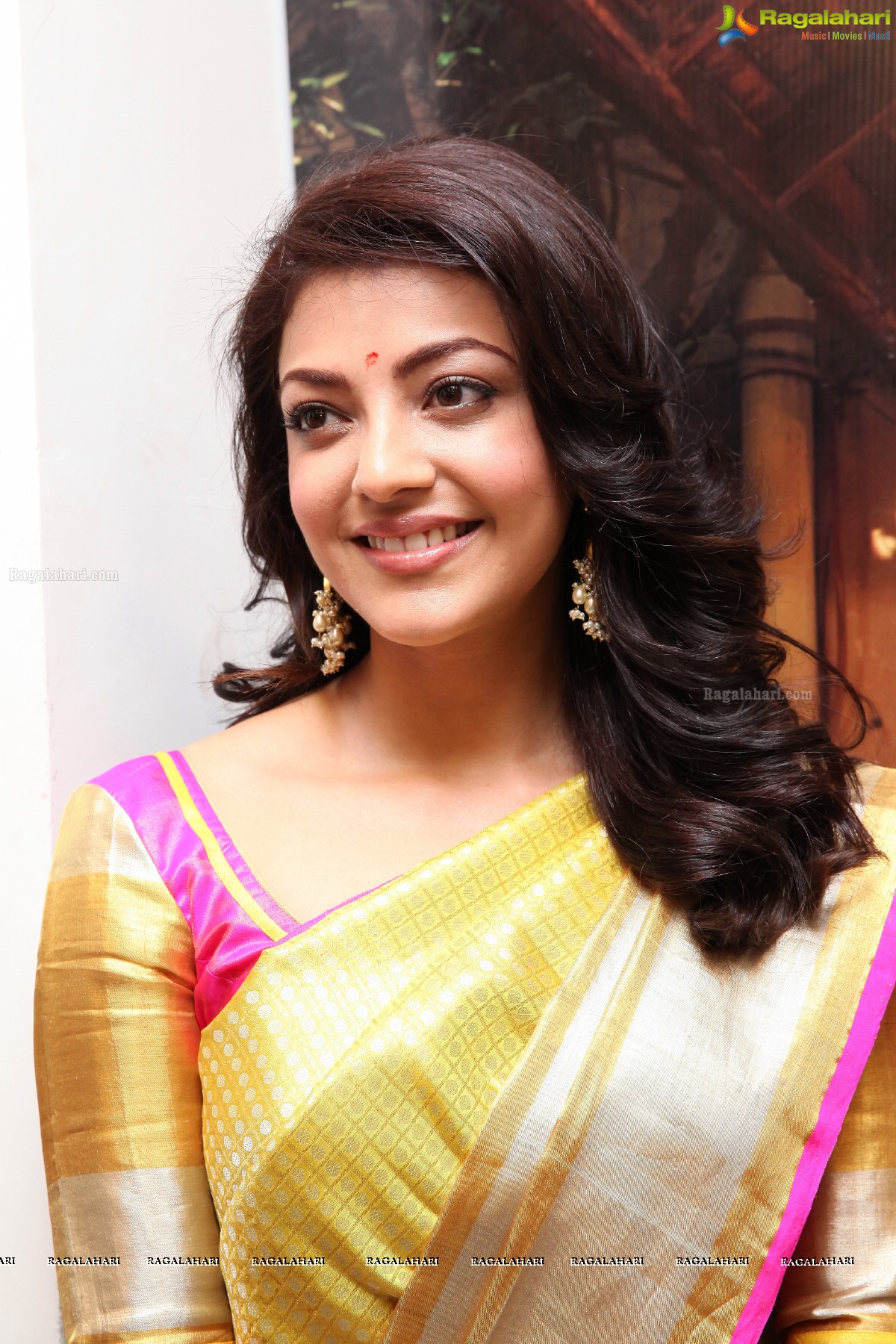 Kajal Aggarwal launches Trisha Designer Store at Banjara Hills, Hyderabad