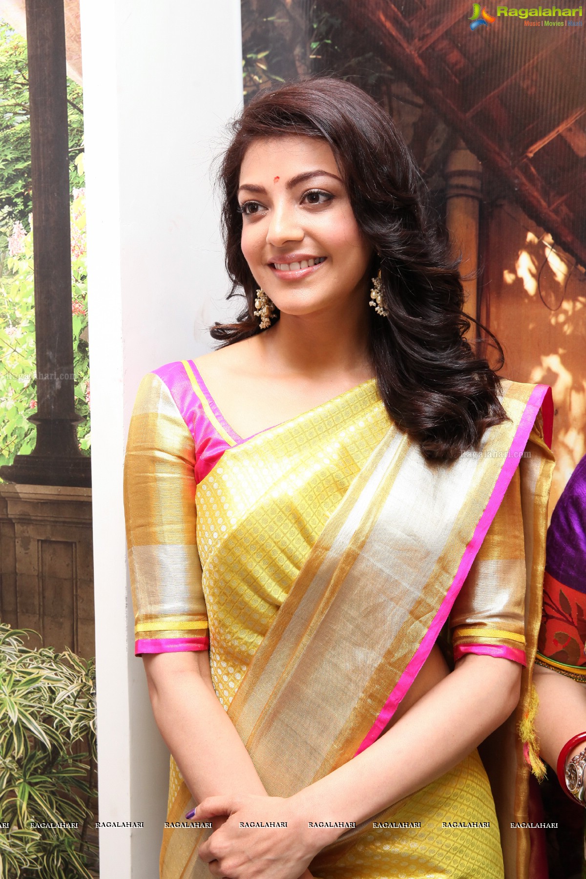 Kajal Aggarwal launches Trisha Designer Store at Banjara Hills, Hyderabad