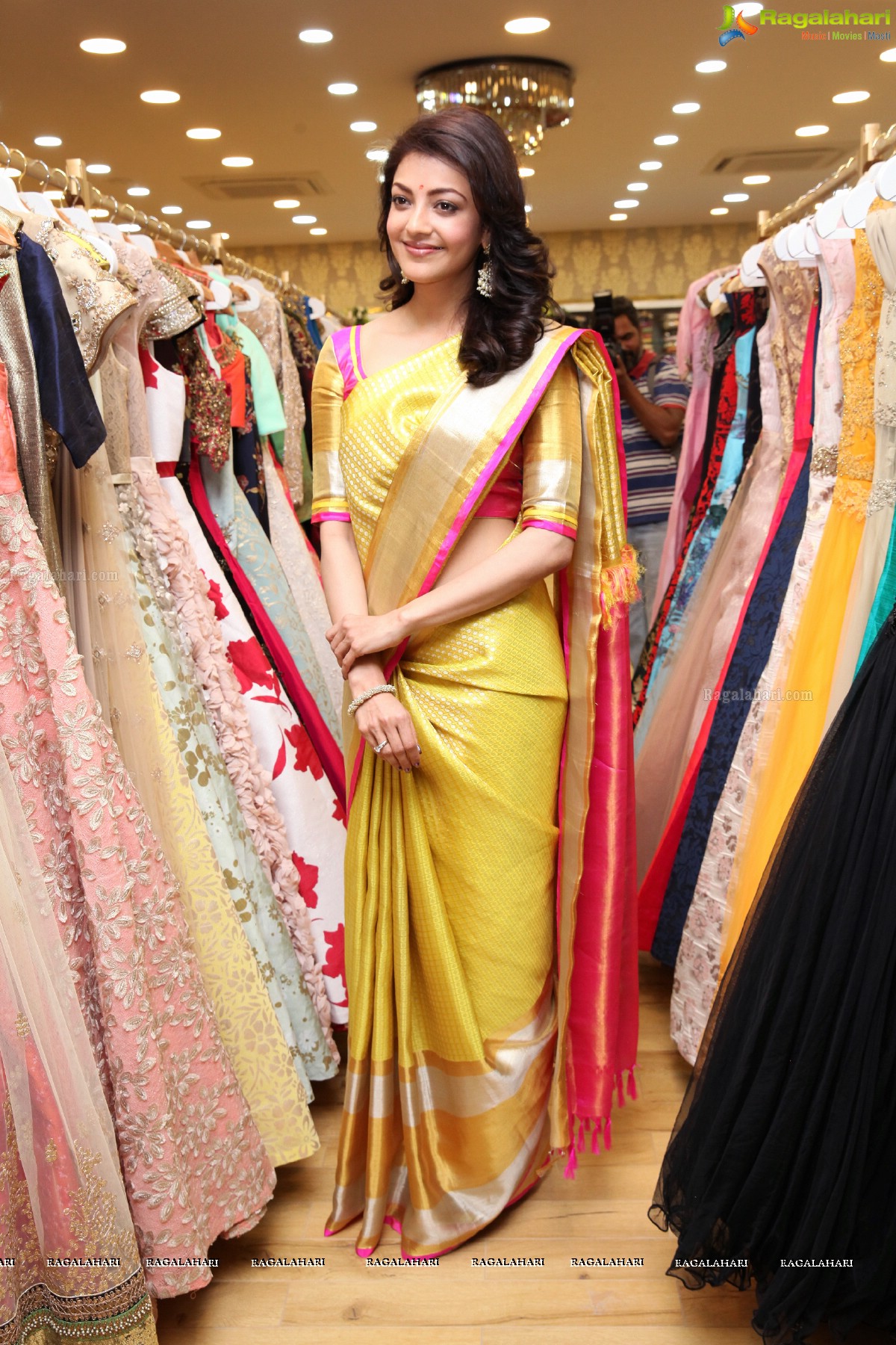 Kajal Aggarwal launches Trisha Designer Store at Banjara Hills, Hyderabad