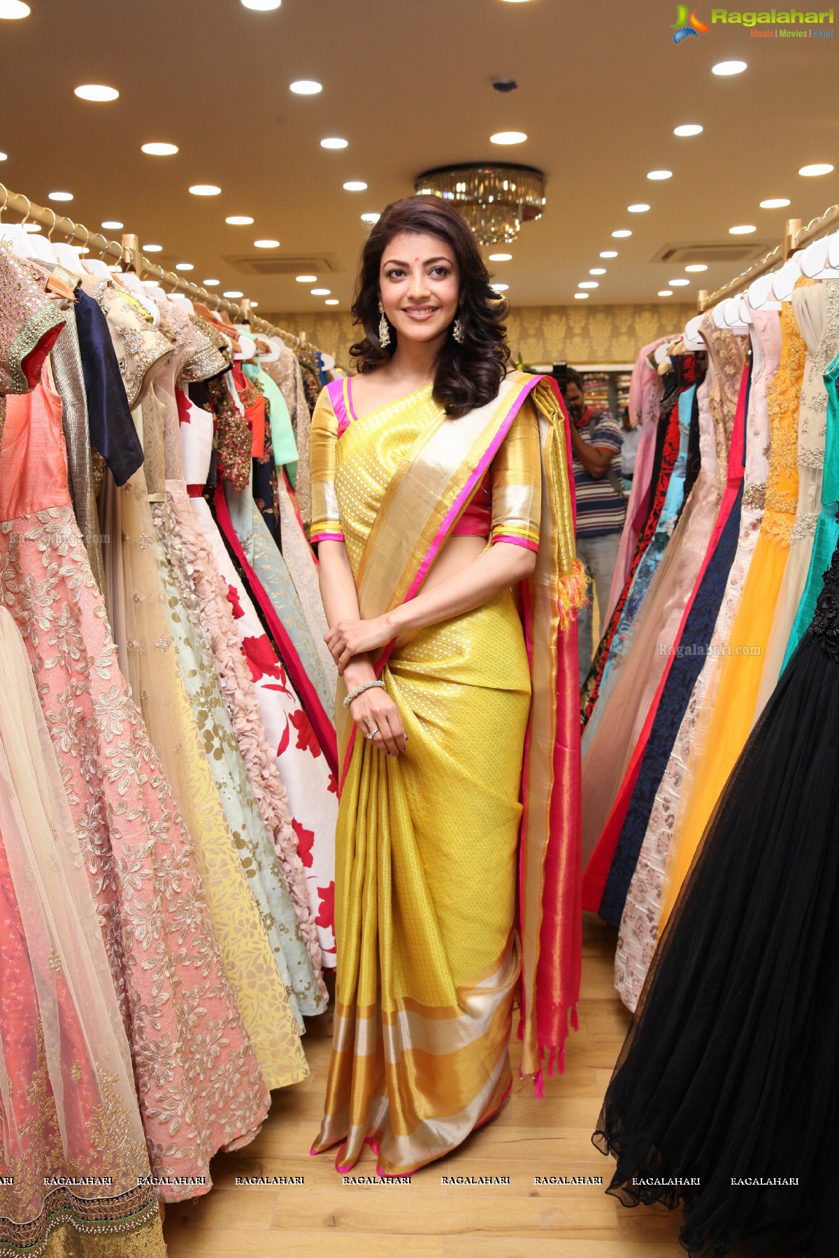 Kajal Aggarwal launches Trisha Designer Store at Banjara Hills, Hyderabad