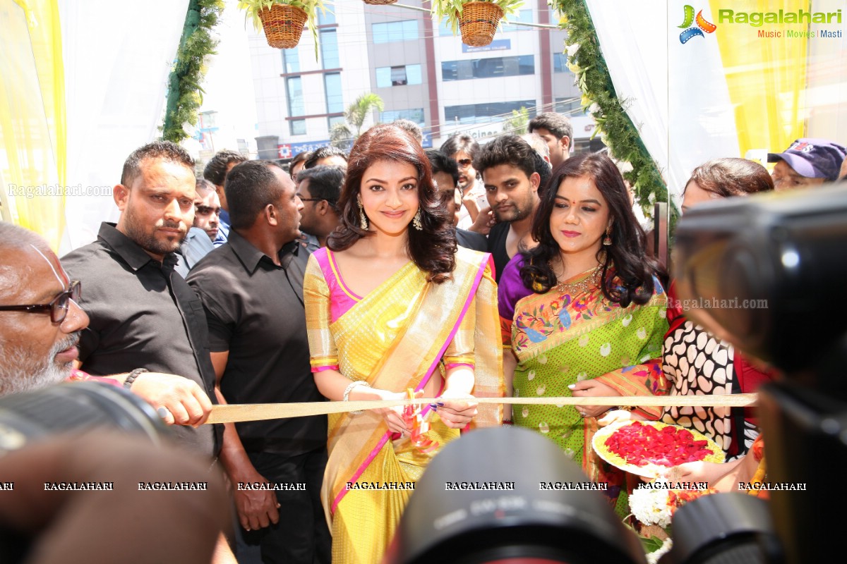 Kajal Aggarwal launches Trisha Designer Store at Banjara Hills, Hyderabad