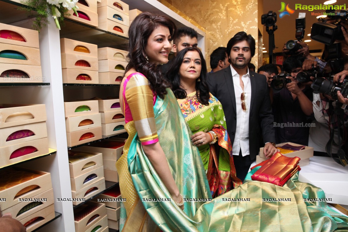 Kajal Aggarwal launches Trisha Designer Store at Banjara Hills, Hyderabad