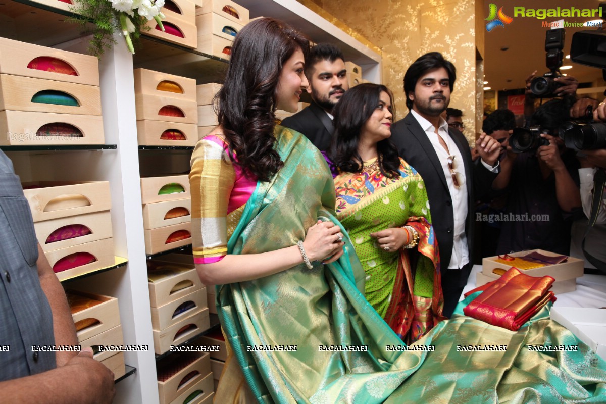 Kajal Aggarwal launches Trisha Designer Store at Banjara Hills, Hyderabad