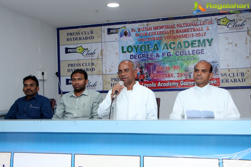 Loyola Academy Degree and PG College Press Conference at Press Club, Somajiguda, Hyderabad