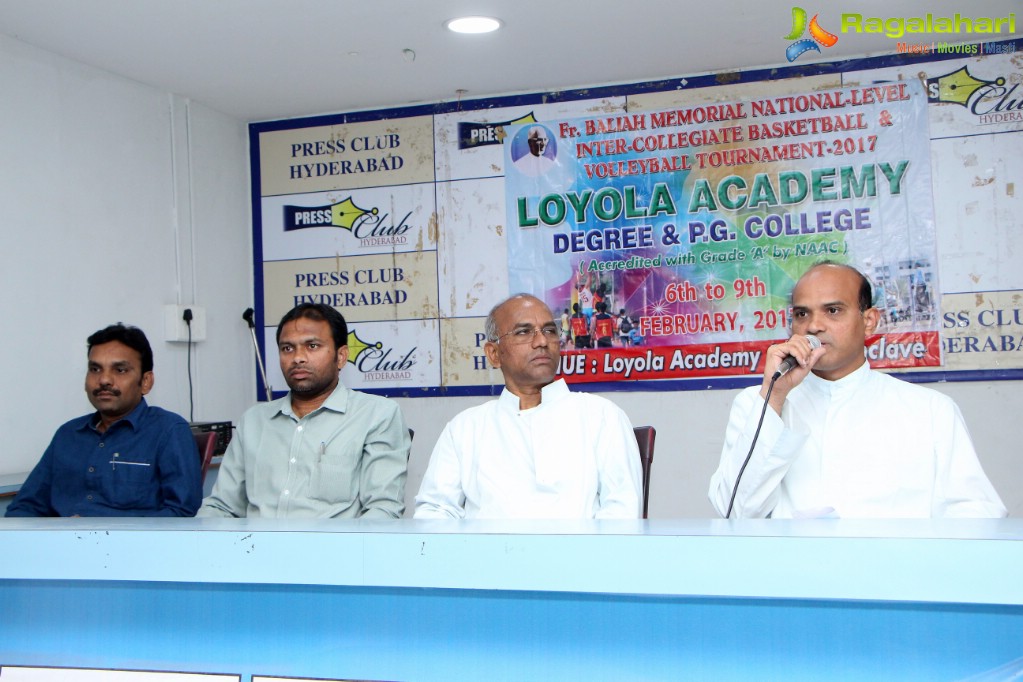 Loyola Academy Degree and PG College Press Conference at Press Club, Somajiguda, Hyderabad