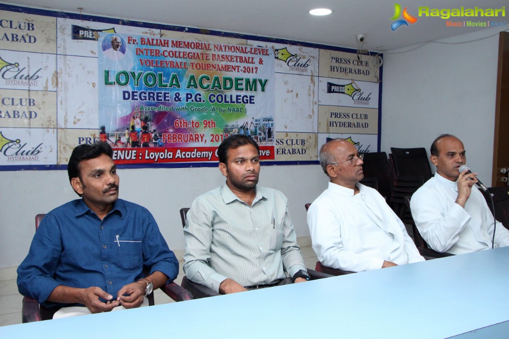 Loyola Academy Degree and PG College Press Conference at Press Club, Somajiguda, Hyderabad