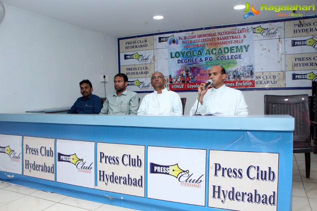 Loyola Academy Degree and PG College Press Conference at Press Club, Somajiguda, Hyderabad