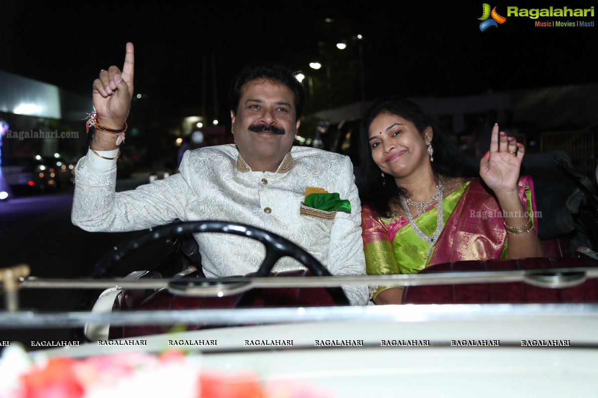 25th Wedding Anniversary Celebrations of Madhu Goud and Saritha at JRC Convention Center, Hyderabad