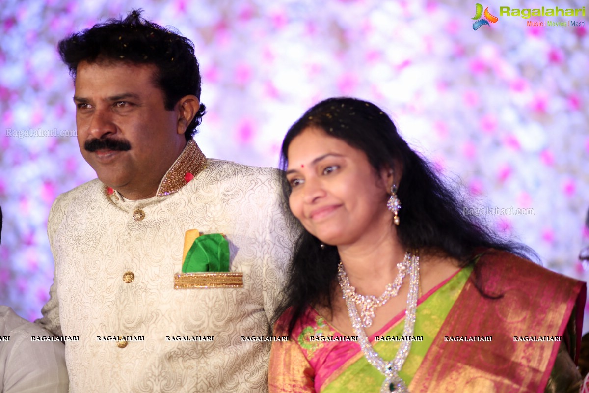 25th Wedding Anniversary Celebrations of Madhu Goud and Saritha at JRC Convention Center, Hyderabad