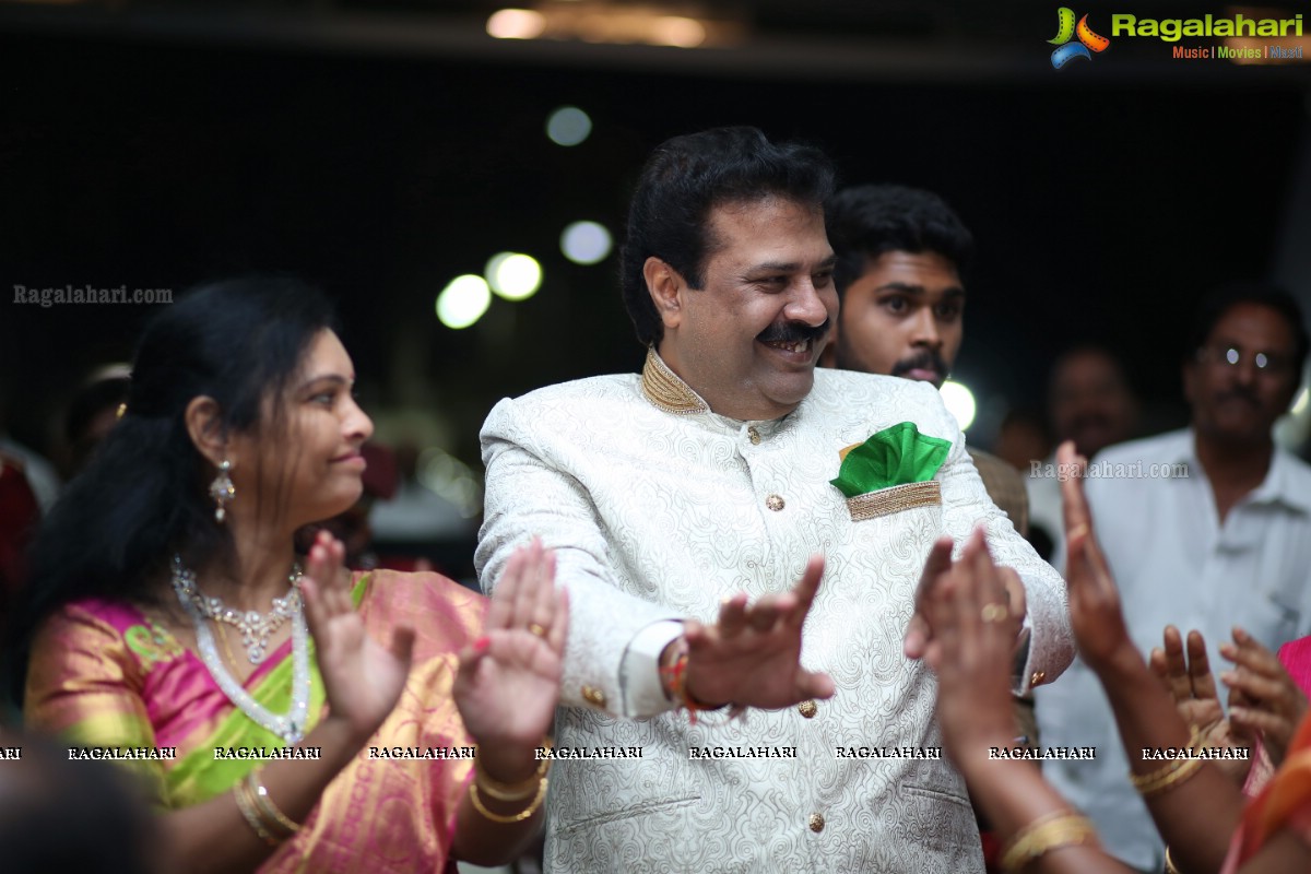 25th Wedding Anniversary Celebrations of Madhu Goud and Saritha at JRC Convention Center, Hyderabad