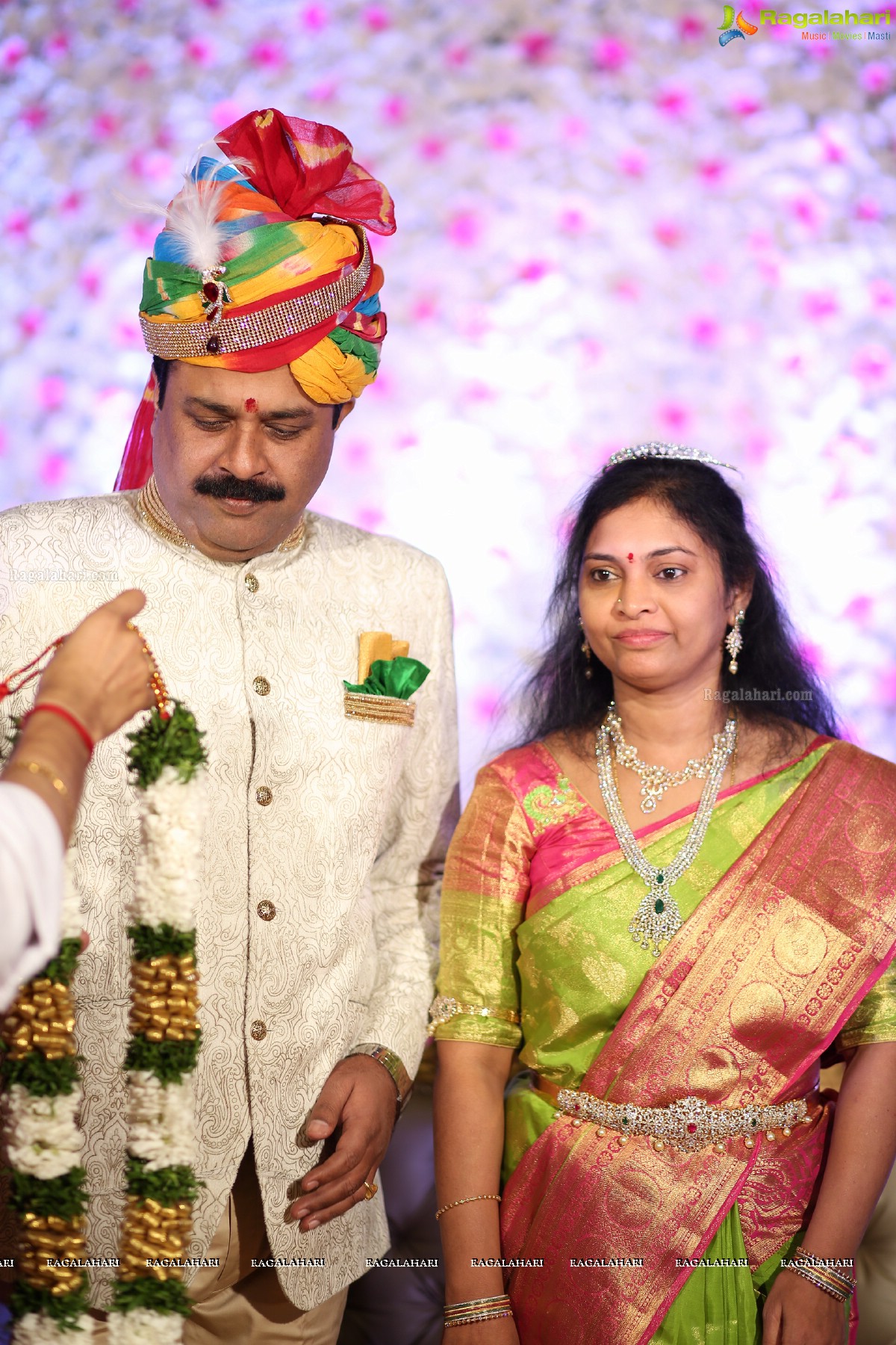 25th Wedding Anniversary Celebrations of Madhu Goud and Saritha at JRC Convention Center, Hyderabad