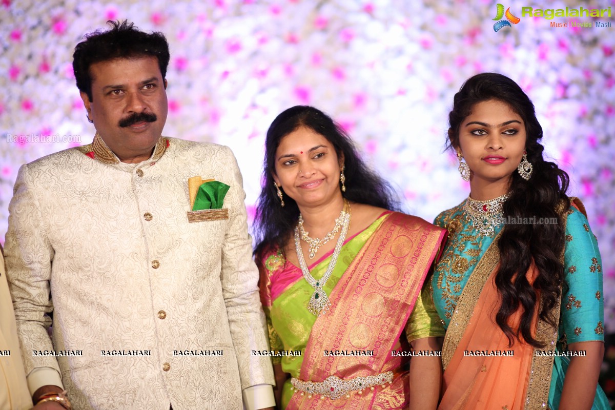 25th Wedding Anniversary Celebrations of Madhu Goud and Saritha at JRC Convention Center, Hyderabad