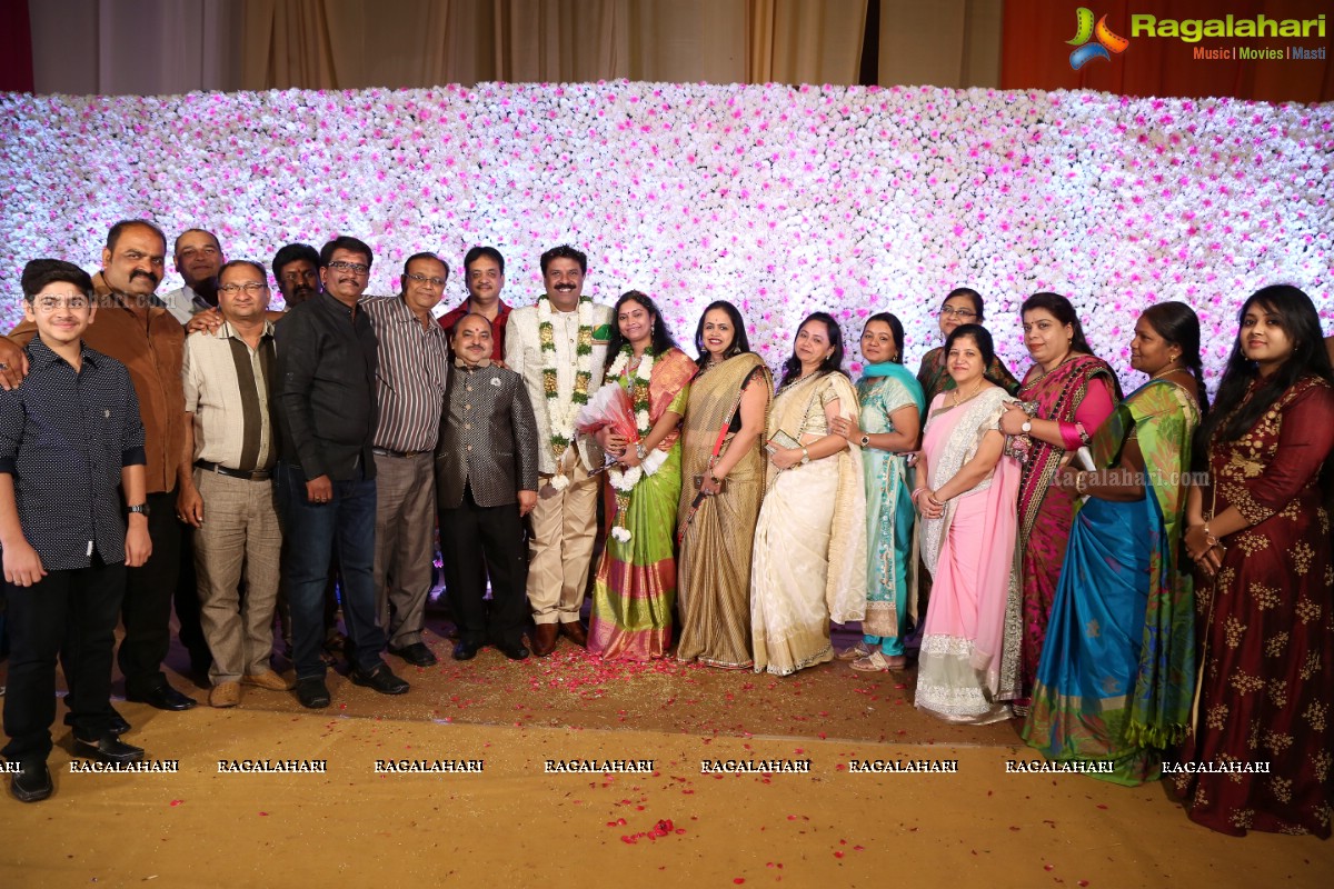 25th Wedding Anniversary Celebrations of Madhu Goud and Saritha at JRC Convention Center, Hyderabad