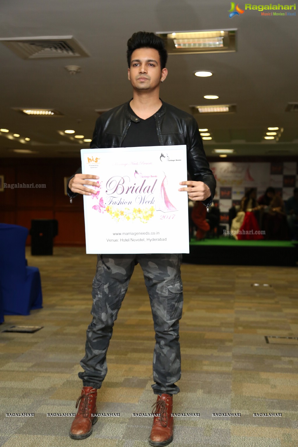 Marriage Needs Bridal Fashion Week 2017 Logo Launch, Hyderabad