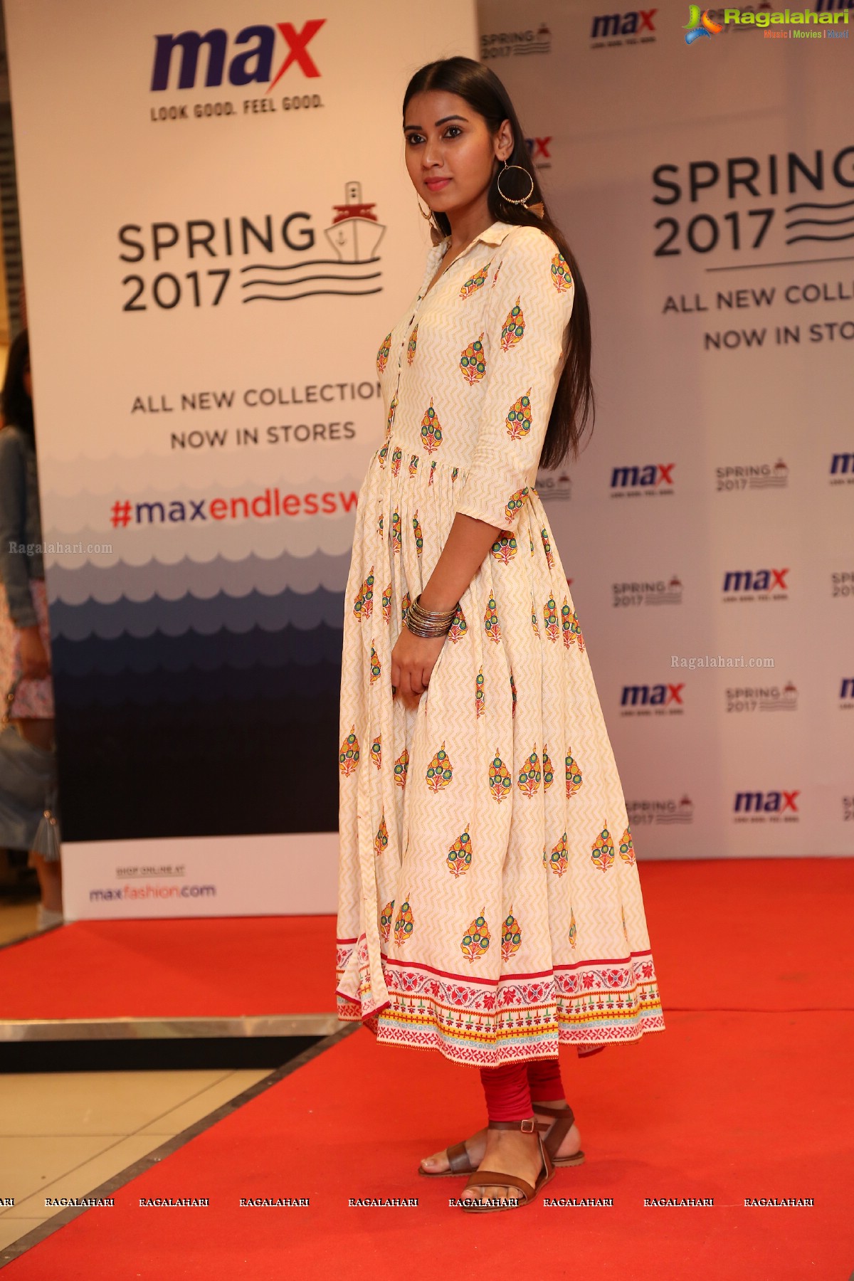 Max Fashion India Spring/Summer 2017 Collection Launch with Grand Fashion Show at Max, City Centre, Banjara Hills