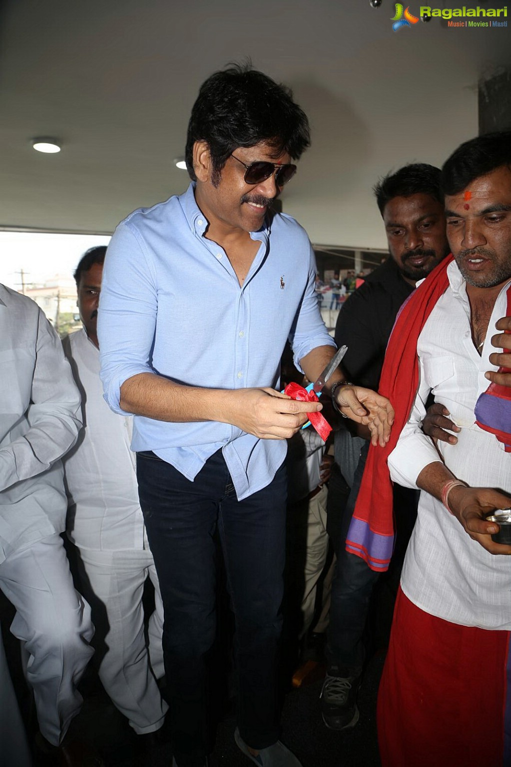 Nagarjuna inaugurates Asian Swapna Theater at Kattedan, Hyderabad