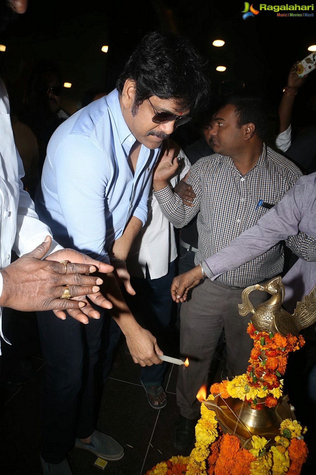 Nagarjuna inaugurates Asian Swapna Theater at Kattedan, Hyderabad