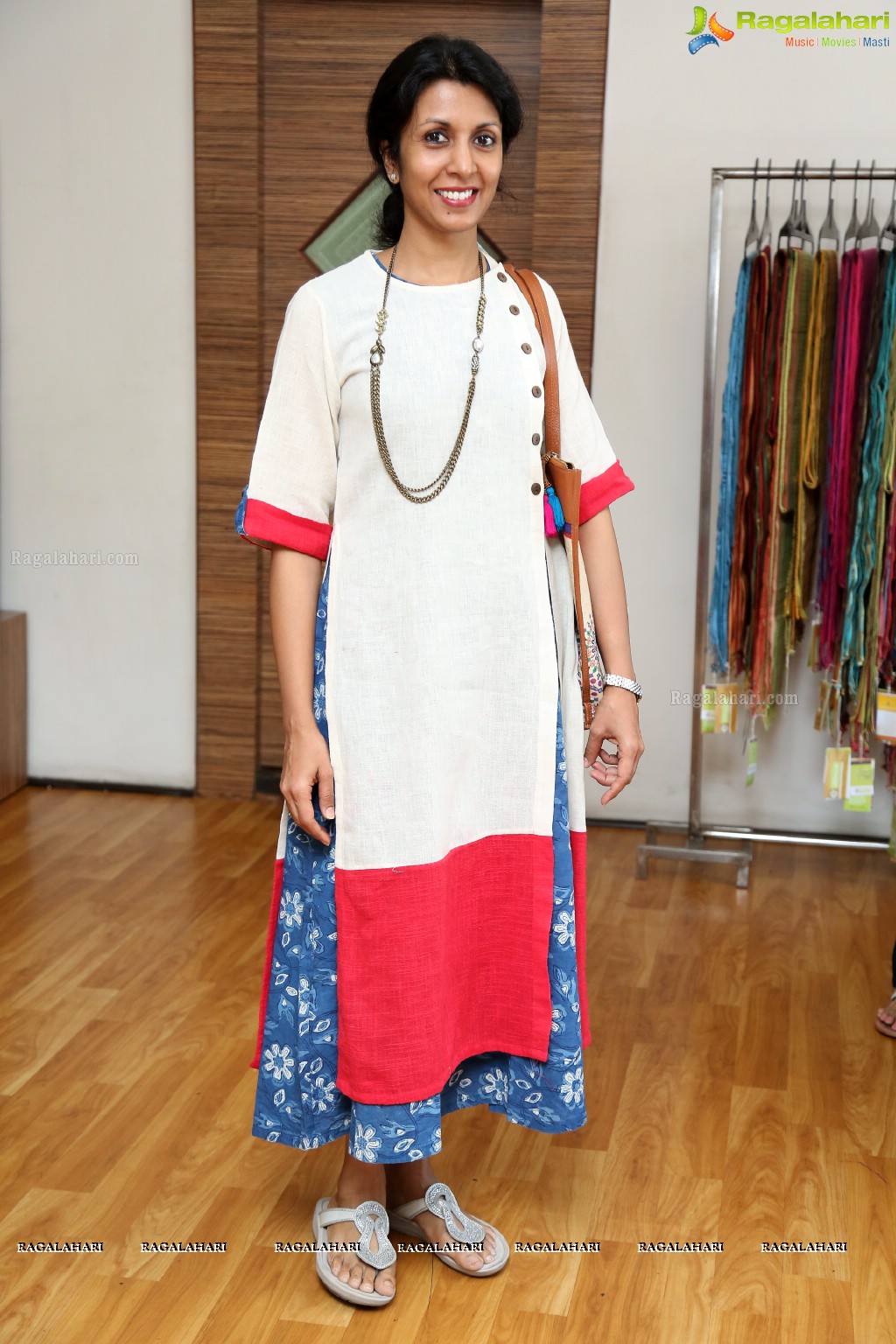 Launch of Exclusive Exhibition of Organic Sarees by Vijayalakshmi Nachiar at Beyond Coffee, Hyderabad