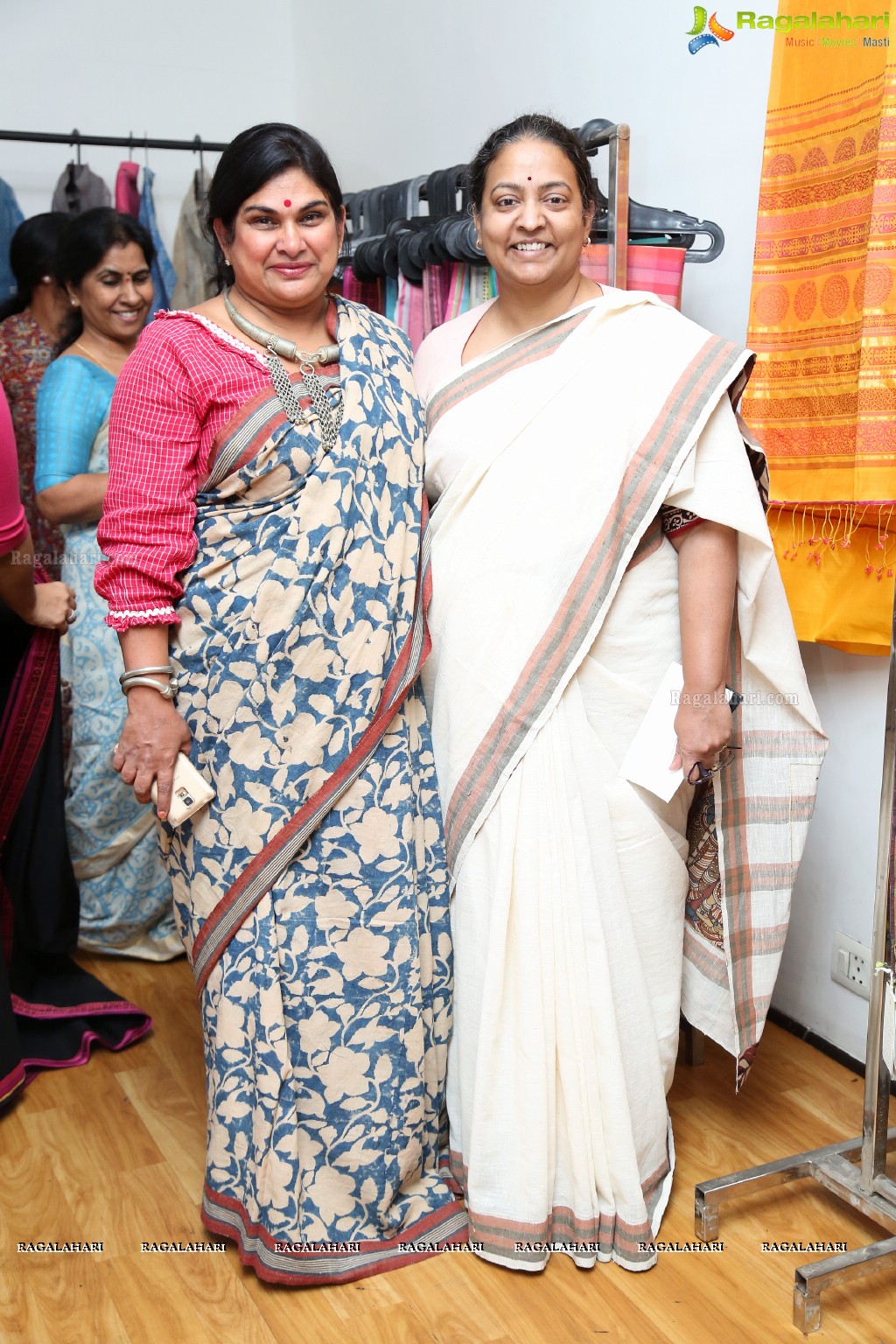 Launch of Exclusive Exhibition of Organic Sarees by Vijayalakshmi Nachiar at Beyond Coffee, Hyderabad