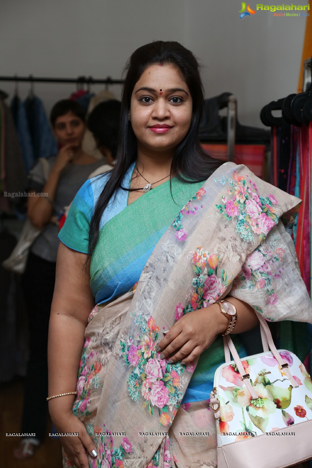 Launch of Exclusive Exhibition of Organic Sarees by Vijayalakshmi Nachiar at Beyond Coffee, Hyderabad