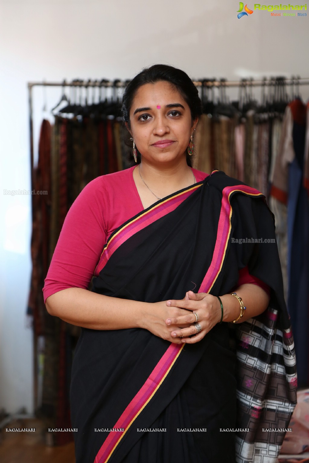 Launch of Exclusive Exhibition of Organic Sarees by Vijayalakshmi Nachiar at Beyond Coffee, Hyderabad