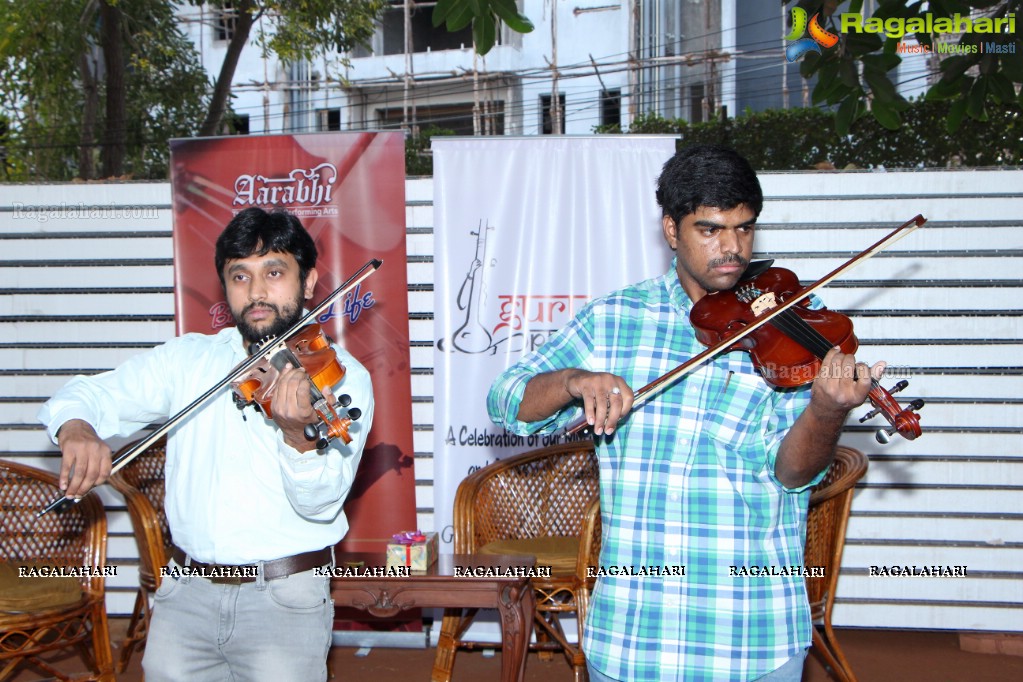 Guru Parampara Foundation Press Meet of Violin Concert, Hyderabad