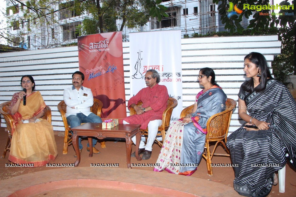 Guru Parampara Foundation Press Meet of Violin Concert, Hyderabad