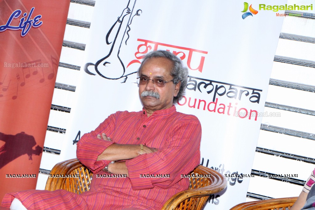 Guru Parampara Foundation Press Meet of Violin Concert, Hyderabad