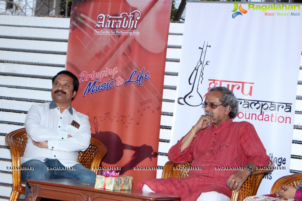 Guru Parampara Foundation Press Meet of Violin Concert, Hyderabad