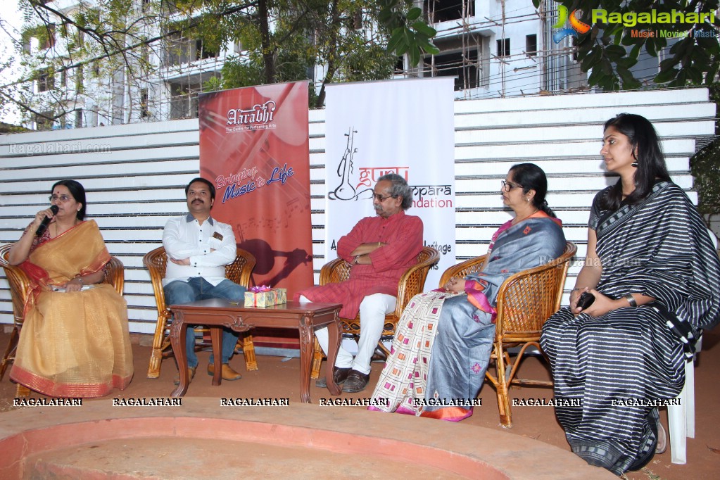 Guru Parampara Foundation Press Meet of Violin Concert, Hyderabad