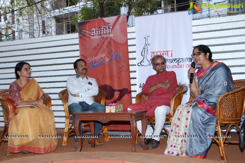 Guru Parampara Foundation Press Meet of Violin Concert, Hyderabad