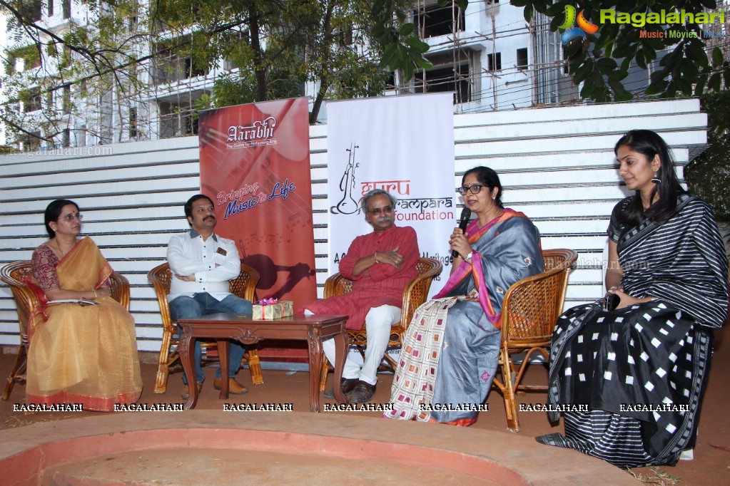 Guru Parampara Foundation Press Meet of Violin Concert, Hyderabad