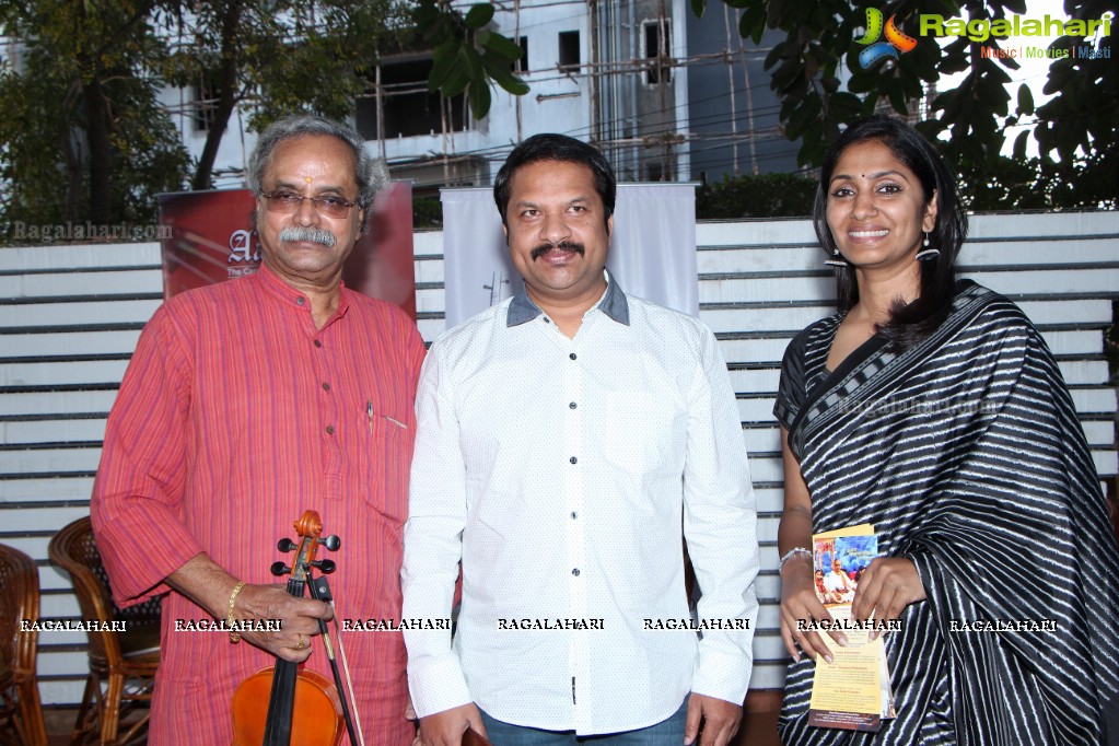 Guru Parampara Foundation Press Meet of Violin Concert, Hyderabad