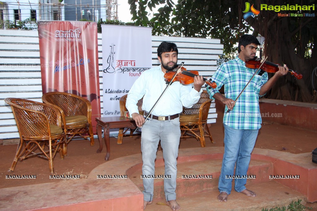 Guru Parampara Foundation Press Meet of Violin Concert, Hyderabad