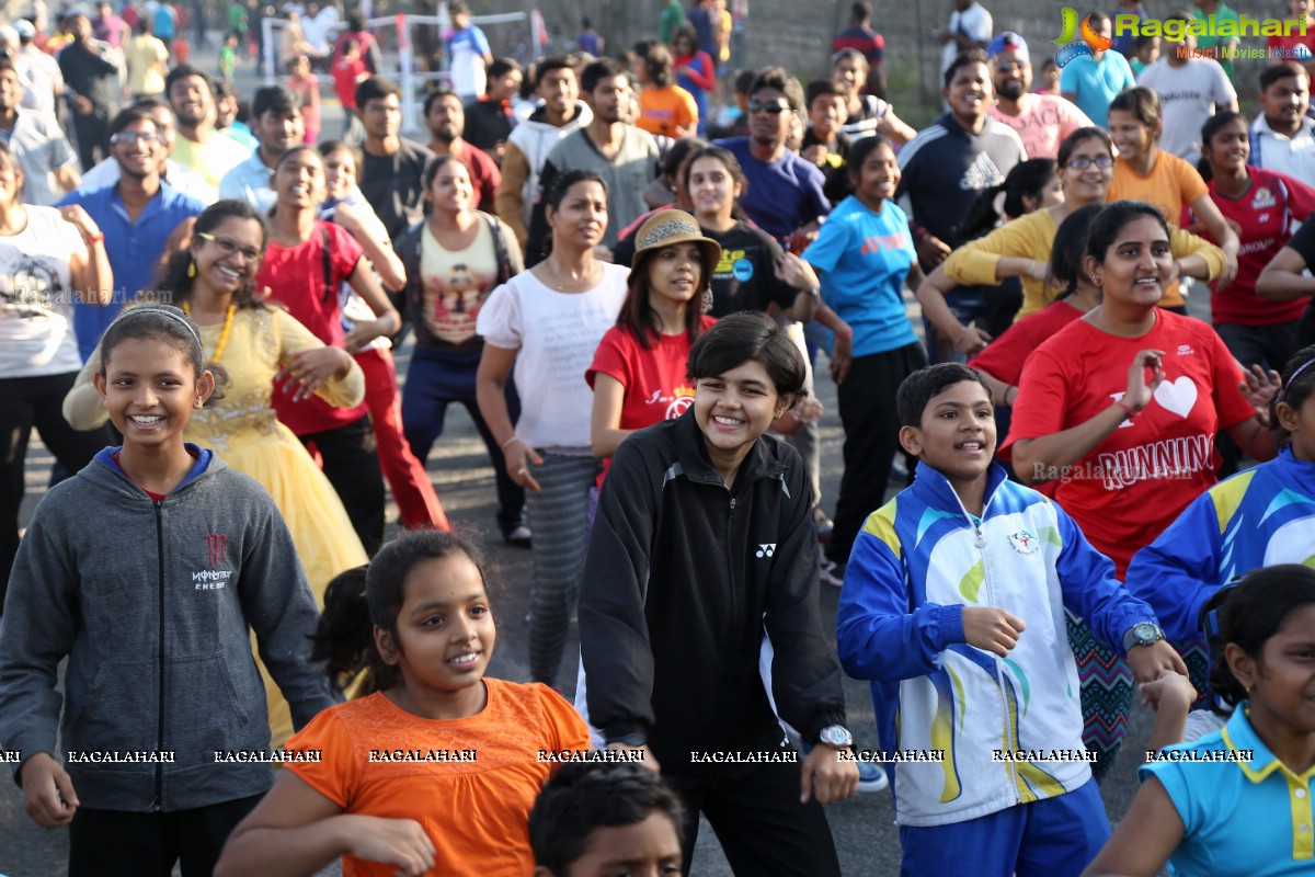 Physical Literacy Days at Pullela Gopichand Badminton Academy, Hyderabad (Feb. 19, 2017)