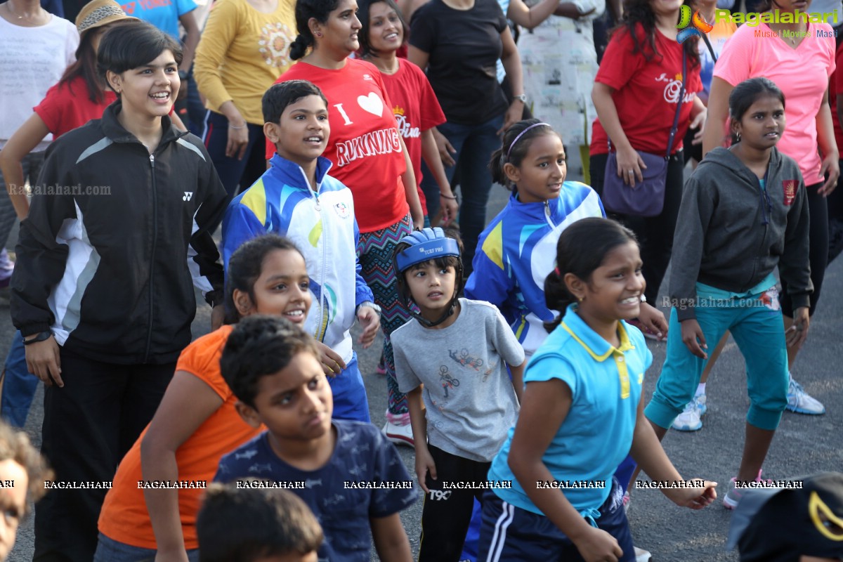 Physical Literacy Days at Pullela Gopichand Badminton Academy, Hyderabad (Feb. 19, 2017)