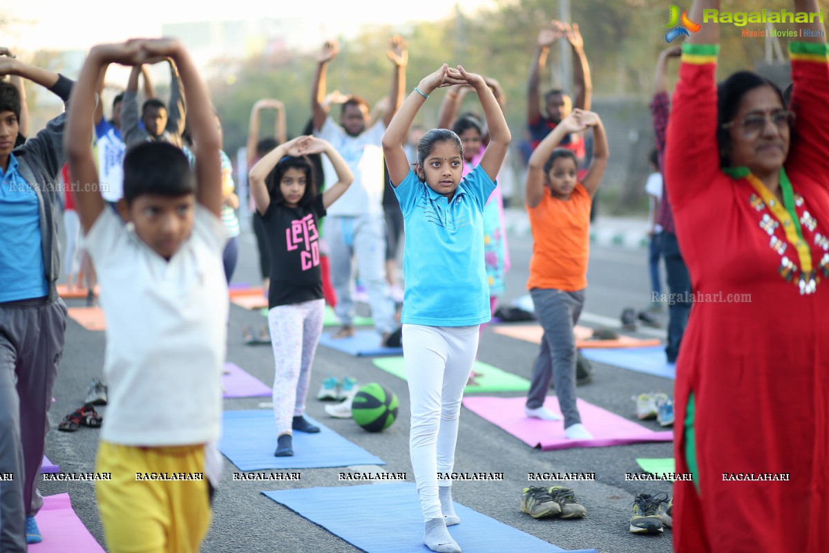 Physical Literacy Days at Pullela Gopichand Badminton Academy, Hyderabad (Feb. 19, 2017)