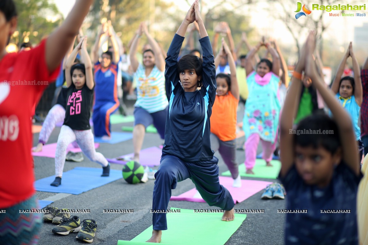 Physical Literacy Days at Pullela Gopichand Badminton Academy, Hyderabad (Feb. 19, 2017)