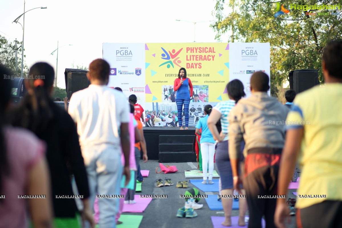 Physical Literacy Days at Pullela Gopichand Badminton Academy, Hyderabad (Feb. 19, 2017)