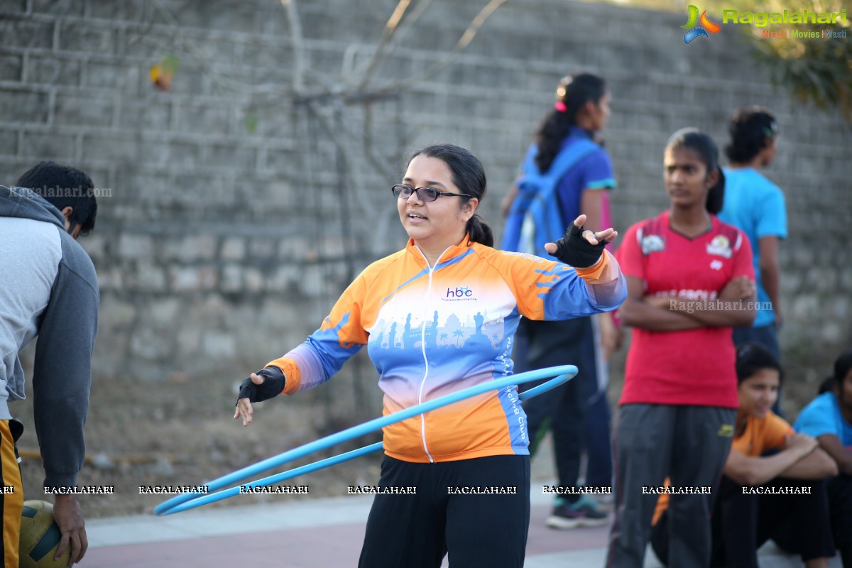 Physical Literacy Days at Pullela Gopichand Badminton Academy, Hyderabad (Feb. 19, 2017)